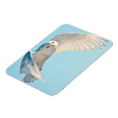 フクロウ飛行中 マグネット (左側)