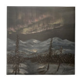 フクロウ飛行 タイル (正面)