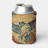 フクロウ飛行 缶クーラー (缶正面)