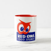 フクロウ食品にマグカップを保存 ツートーンマグカップ (中央)