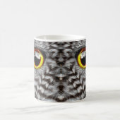 フクロウ鳥の目コーヒーマグ、カップ コーヒーマグカップ (中央)