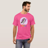 フクロウ鳥の第1学年1年生の動物の日 Tシャツ (正面フル)