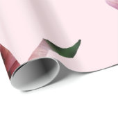 フクロウ鳥フローララッピング紙 ラッピングペーパー (ロールコーナー)