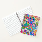 フクロウ鳥文房具 ノートブック (内部)