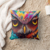 フクロウ鳥獣発見アドベンチャー自然惑星 クッション (ブランケット)