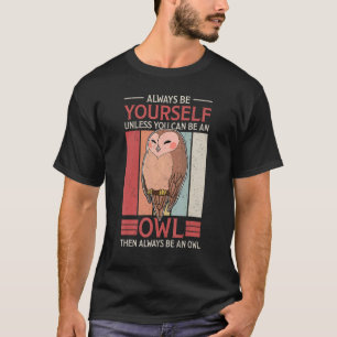 フクロウ鳥類鳥類生物学生物学生物学者ナイトCu Tシャツ
