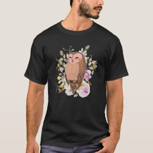フクロウ鳥類鳥類生物学生物学生物学者ナイトCu Tシャツ