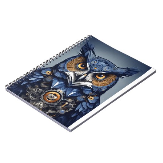 フクロウ鳥 ノートブック (左側)