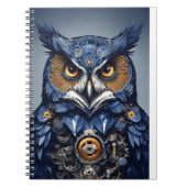 フクロウ鳥 ノートブック (正面)