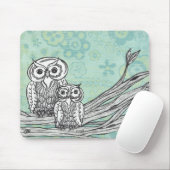 フクロウ102 マウスパッド (マウス)