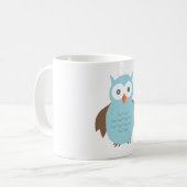 フクロウ10 コーヒーマグカップ (正面左)