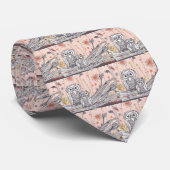 フクロウ15のタイ ネクタイ (ロール)