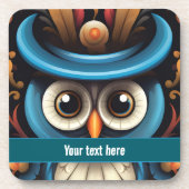 フクロウ1 コースター (正面)