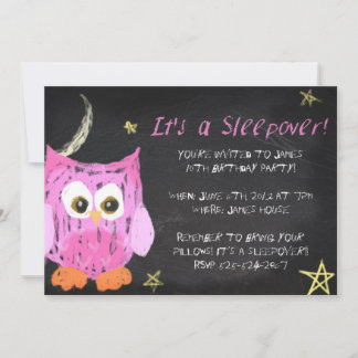 フクロウ2チョークスリーパーデザイン 招待状