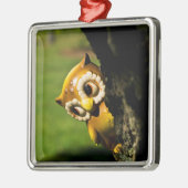 フクロウ2世を収穫する メタルオーナメント (左)