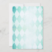 フクロウ2歳の誕生日パーティー 招待状 (裏面)