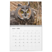 フクロウ2019年 カレンダー (3月 2026)