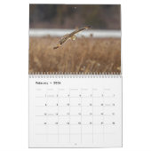 フクロウ2026 カレンダー (2月 2026)