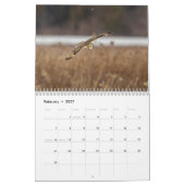 フクロウ2026 カレンダー (2月 2027)