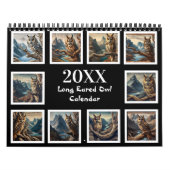 フクロウ20XXで王冠20年 カレンダー (カバー)