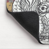 フクロウ22のマウスパッド マウスパッド (コーナー)