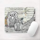 フクロウ22のマウスパッド マウスパッド (マウス)