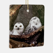 フクロウ2 セラミックオーナメント (右)