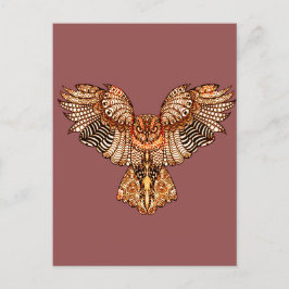 フクロウ2 ポストカード