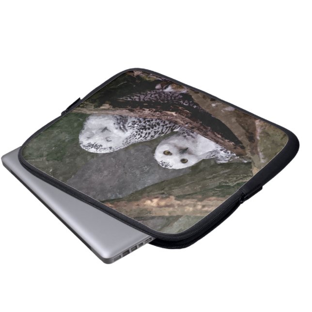 フクロウ2 ラップトップスリーブ (正面下部)