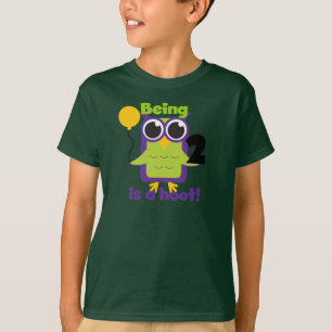 フクロウ2nd誕生日Tシャツとギフト Tシャツ