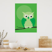 フクロウ3 ポスター (キッチン)