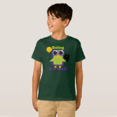 フクロウ4th誕生日Tシャツとギフト Tシャツ (正面フル)