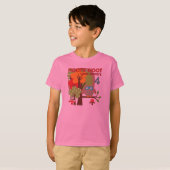 フクロウ4th誕生日Tシャツとギフト Tシャツ (正面フル)