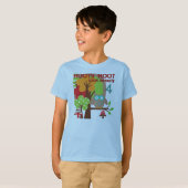 フクロウ4th誕生日Tシャツとギフト Tシャツ (正面フル)