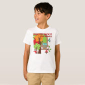 フクロウ4th誕生日Tシャツとギフト Tシャツ (正面フル)