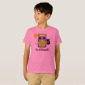 フクロウ5誕生日Tシャツとギフト Tシャツ (正面フル)