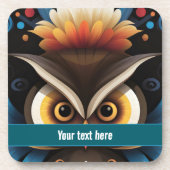 フクロウ6 コースター (正面)