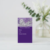 フクロウ9つの名刺 名刺 (スタンド正面)