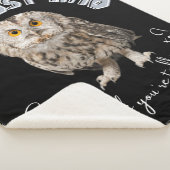 フクロウ：あなたは誰と話し考えているんだ？ シェルパブランケット (3/4)