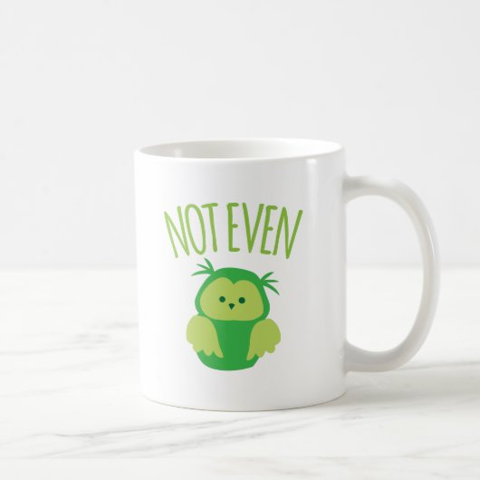 フクロウ(おもしろいなニュージーランドのキーウィの発言!) コーヒーマグカップ (右)