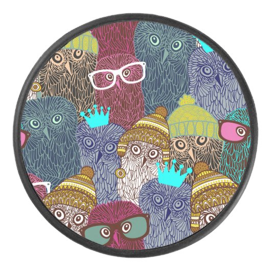 フクロウ アイスホッケーパック (正面)