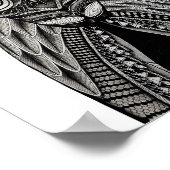 フクロウ・アート ポスター (角)