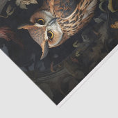 フクロウ・イン・フラワーズ1 Decopage紙 薄葉紙 (詳細)