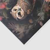 フクロウ・イン・フラワーズ4 Decopage紙 薄葉紙 (詳細)