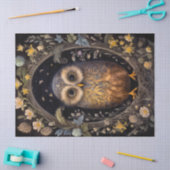 フクロウ・イースター 薄葉紙 (クラフト)