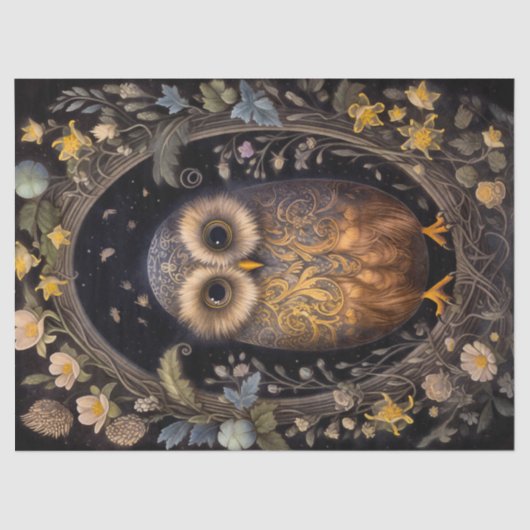 フクロウ・イースター 薄葉紙 (正面)