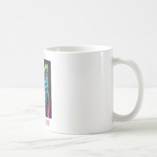 「フクロウ・ウィズダム・チーム」 コーヒーマグカップ (右)
