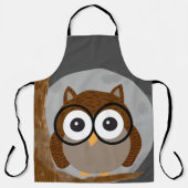 フクロウ エプロン (正面)