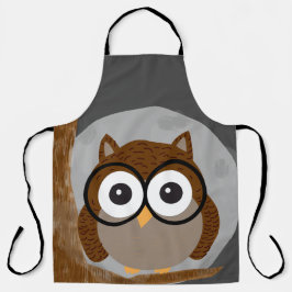 フクロウ エプロン