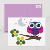 フクロウ・オリバー ポストカード (正面/裏面)